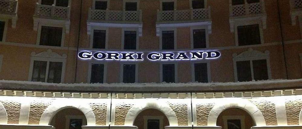 Wer suchet, der findet: das Gorky Grand Hotel in - wie der Name schon sagt - Gorky Gorod.