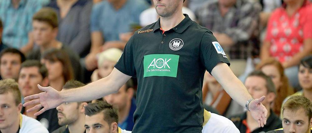 Nach dem Unentschieden im zweiten Spiel gegen die Schweiz war Trainer Dagur Sigurdsson enttäuscht.