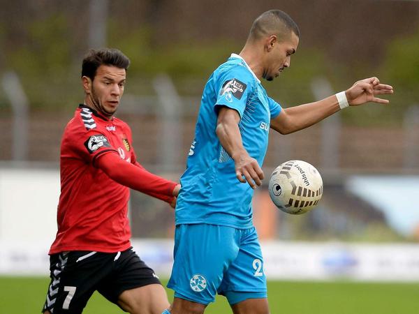 Mainz 05 leiht Neuzugang Besar Halimi (r.) zur Vorbereitung auf die Bundesliga an den FSV Frankfurt aus.