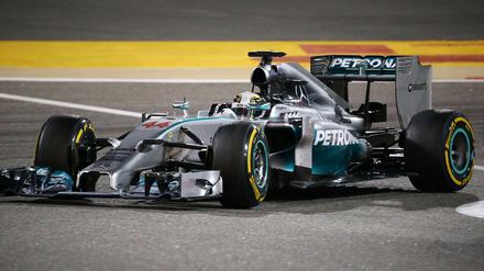 Siegte in Bahrain: Mercedes-Fahrer Lewis Hamilton.