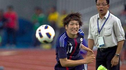 Neuer Mann für Hertha: Genki Haraguchi. hier im Einsatz für die japanische Nationalmannschaft.