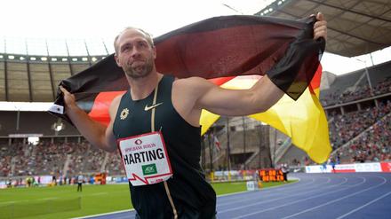 Zwölfter Sieg für Robert Harting: Auch beim Istaf dominiert der Olympiasieger.