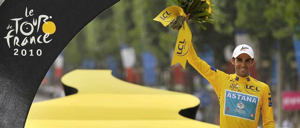 Absteigen bitte. Contador darf 2011 wohl keine offiziellen Rennen fahren.