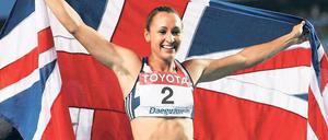 Sportliche Botschafterin. Die Siebenkämpferin und WM-Zweite Jessica Ennis gehört zu Großbritanniens Hoffnungsträgern. Foto: dpa