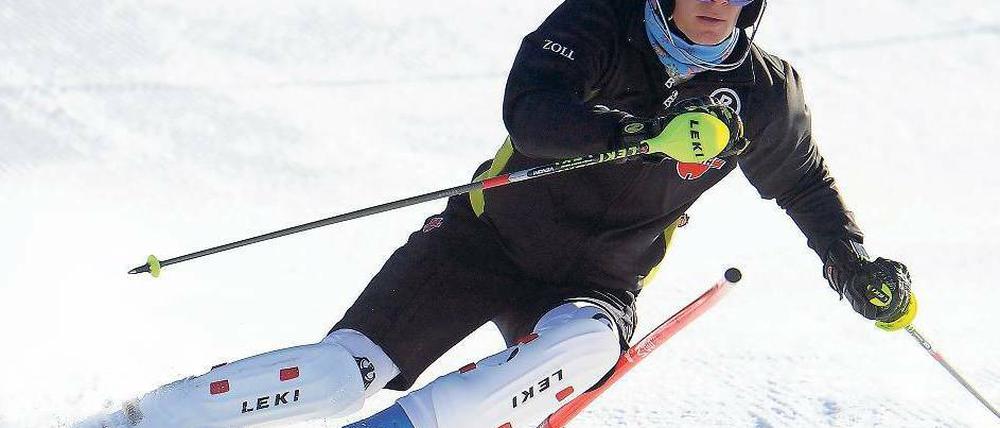 Neue Saison, neuer Name. Maria Riesch fährt künftig als Maria Höfl-Riesch über die Skipisten. Foto: dapd