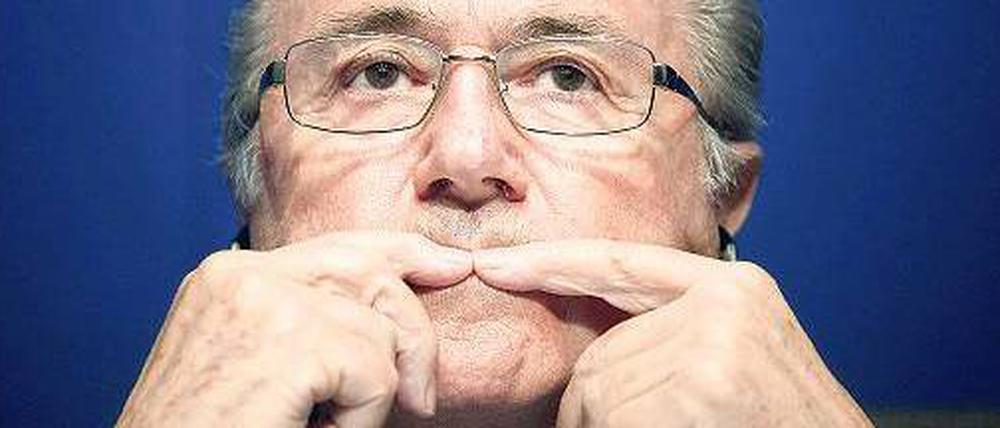 Nicht auf den Mund gefallen. Joseph Blatter, 76, Fifa-Präsident seit 14 Jahren. 