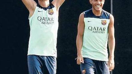 Der Ausnahmespieler. Für Neymar zahlte Barcelona 57 Millionen Euro. Foto: dpa