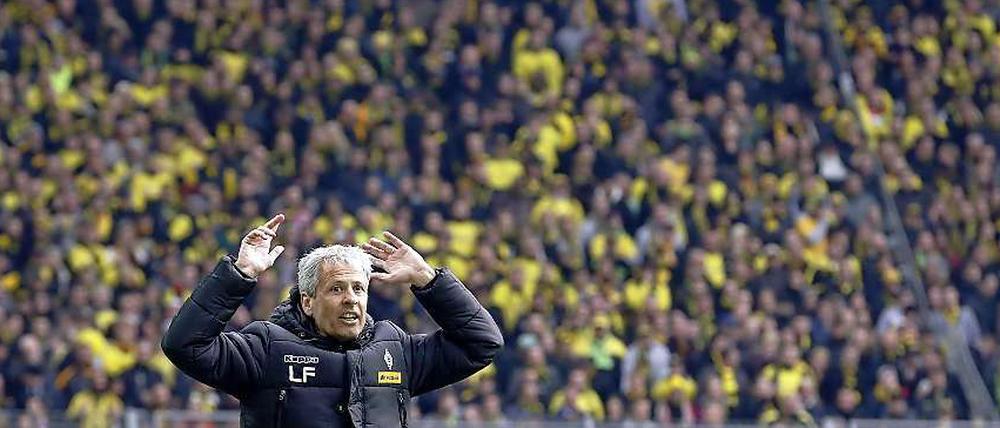Macher im Hintergrund. Trainer Lucien Favre (Bild) und Manager Max Eberl haben Borussia Mönchengladbach wieder nach oben geführt.