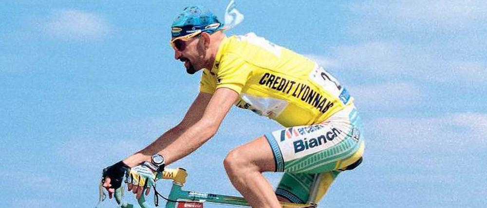 Eroberer der Herzen. Marco Pantani war einer der beliebtesten Radprofis der 90er. Der Bergspezialist gewann 1998 die Tour de France.