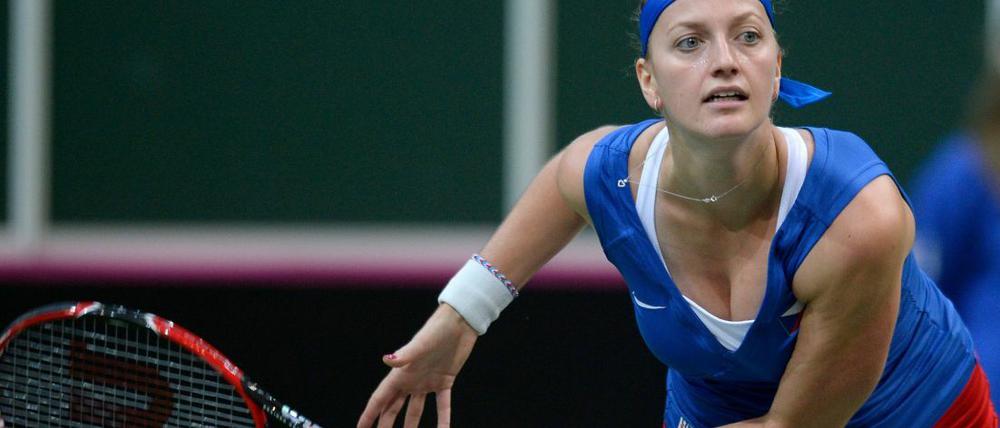 Immer wieder überraschend. Petra Kvitova schwankt sehr in ihren Leistungen.