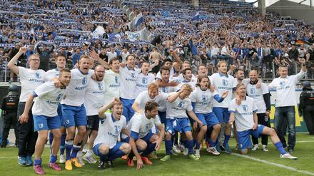 Vom Schicksal begünstigt. Nach Jahren der Erfolglosigkeit will sich Magdeburg nun in der Dritten Liga etablieren.