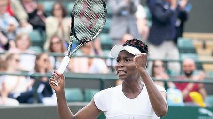 Geballte Kräfte. Venus Williams beeindruckt derzeit in Wimbledon.