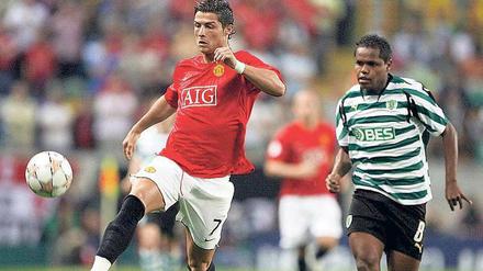 Hinterhergelaufen. Sportings Ronny sah Cristiano Ronaldo vor neun Jahren meiste von hinten.