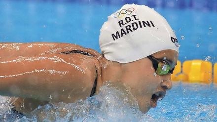 Wellenreiterin. Vor rund einem Jahr kam Mardini als Flüchtling nach Berlin, das IOC ermöglichte ihr einen Start bei den Olympischen Spielen in Rio de Janeiro.