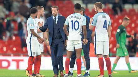 Fast schon revolutionär. Nationaltrainer Gareth Southgate setzt auf Jugend und nicht auf große Namen. Auch gegen Deutschland am Freitag im Wembley-Stadion.