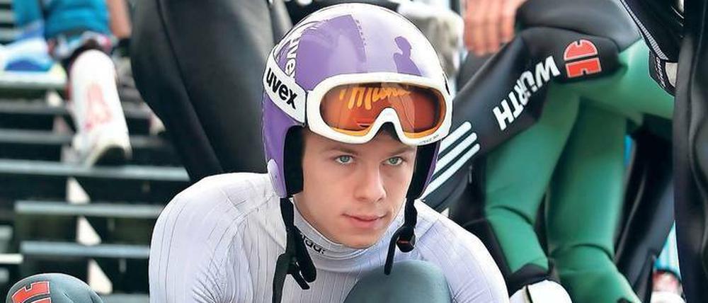 Bereit für Großes. Der 22-jährige Andreas Wellinger ist in der neuen Saison der größte deutsche Hoffnungsträger im Skispringen. Foto: Karl-Josef Hildenbrand/dpa