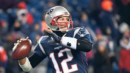 Eigene Liga. Der 40 Jahre alte Tom Brady ist nun der älteste Quarterback, der jemals ein Play-off-Spiel gewann. Foto: Robert Deutsch/USA Today Sports/Reuters