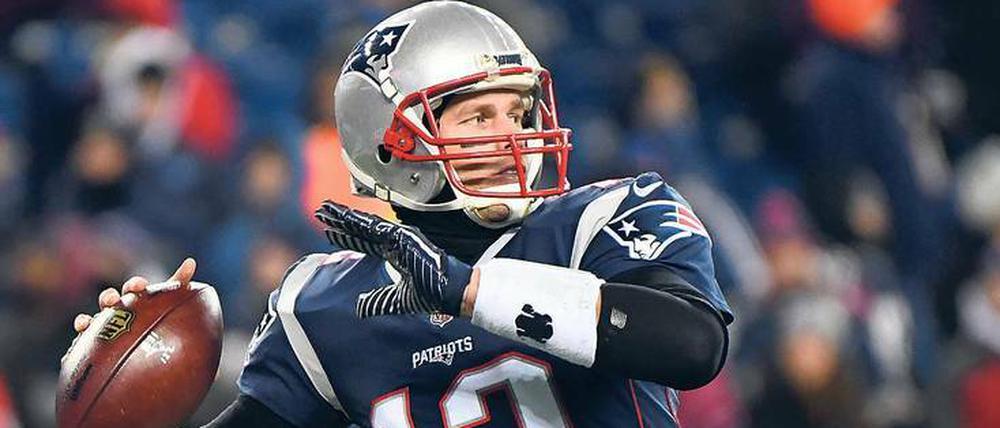 Eigene Liga. Der 40 Jahre alte Tom Brady ist nun der älteste Quarterback, der jemals ein Play-off-Spiel gewann. Foto: Robert Deutsch/USA Today Sports/Reuters