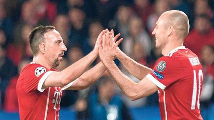 Die Verträge von Franck Ribéry und Arjen Robben laufen zum Saisonende aus.