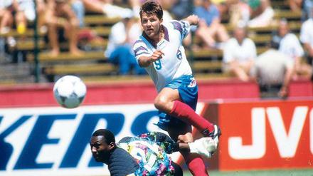Fünf Tore in einem Spiel: Oleg Salenko gelang bei der WM 1994, was vor und nach ihm Niemandem gelang.