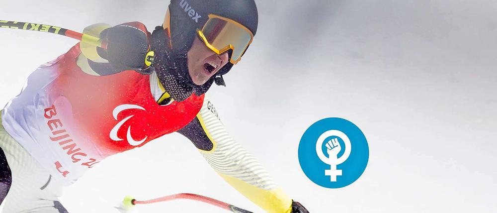 Skirennfahrerin Noemi Ristau rast nach den Kommandos ihres Guides Paula Brenzel die Pisten hinunter. „Durch sie kann ich wieder sehen“, sagt Ristau. 