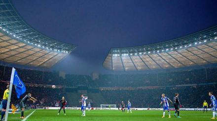 Das letzte Spitzenspiel im Olympiastadion: Gegen den FC Bayern München hätte Hertha BSC fast einen Punkt geholt.