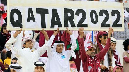 Zumindest Katars Fußballfans freuen sich auf die WM.