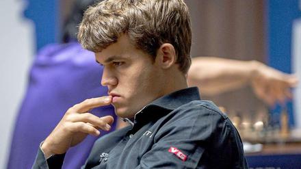 Nachdenklich an die Spitze: Schach-Weltranglistenerster Magnus Carlsen.