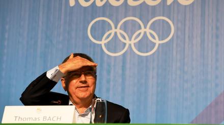 Olympia in Sichtweite. IOC-Präsident Thoams Bach.