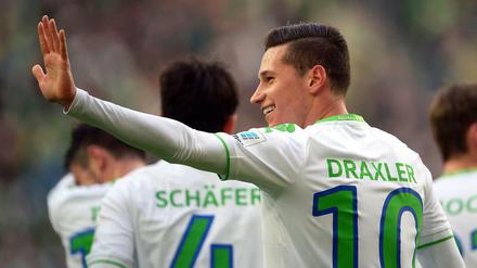 Endlich am Ziel. Julian Draxler darf Wolfsburg verlassen.