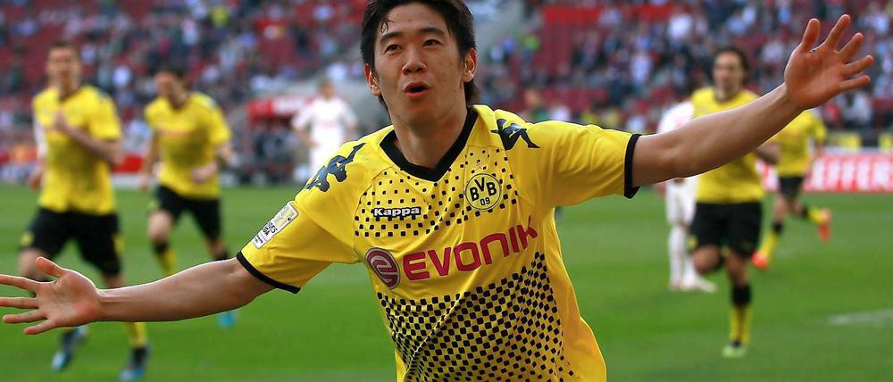 Shinji Kagawa gelangen gegen den 1. FC Köln zwei Tore und eine Vorlage.