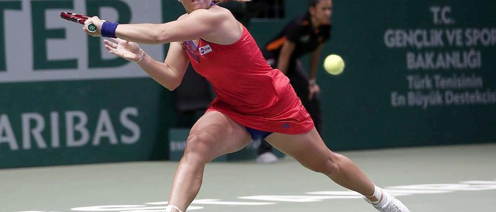 Angelique Kerber verpasste am Freitagabend den Halbfinaleinzug bei der Tennis-WM.
