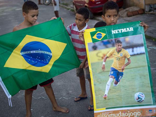 Hoffnungsträger: Neymar ist der große Star für die Brasilianer.