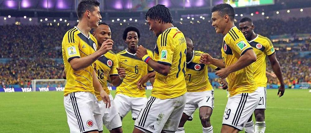 Flexibilität lässt die Spieler feiern. So zum Beispiel die Kolumbianer, die sich bis jetzt clever durch das Turnier gespielt haben. 