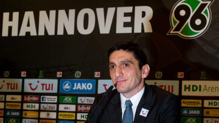 Der neue Trainer des Hannover 96 wurde am Freitag vorgestellt. 
