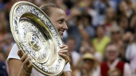 Die Tschechin Petra Kvitova gewinnt zum zweiten mal in ihrer Karriere die Tennis-Championships von Wimbledon.
