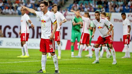 RB Leipzig um Kapitän Dominik Kaiser kamen gegen Fürth nur zu einem Unentschieden.