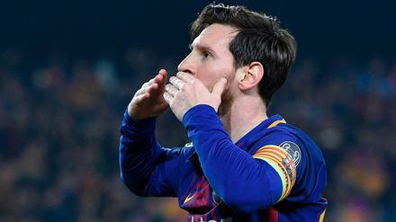 Lionel Messi erzielte gegen Chelsea sein 100. Tor. 