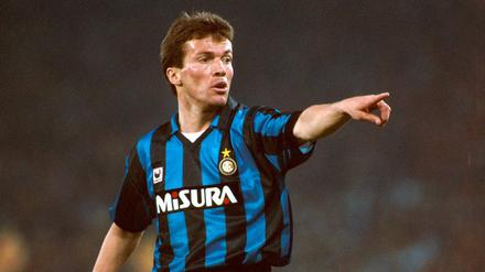 Lothar Matthäus im Trikot von Inter Mailand.