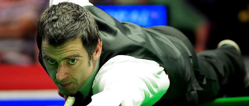 Der Meister bei der Arbeit. Ronnie O'Sullivan ist mit 39 Jahren immer noch der Topstar im Snooker.
