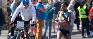 Weiter Weg: Melat Kejeta floh aus Äthiopien nach Deutschland und gewann 2018 den Berliner Halbmarathon.