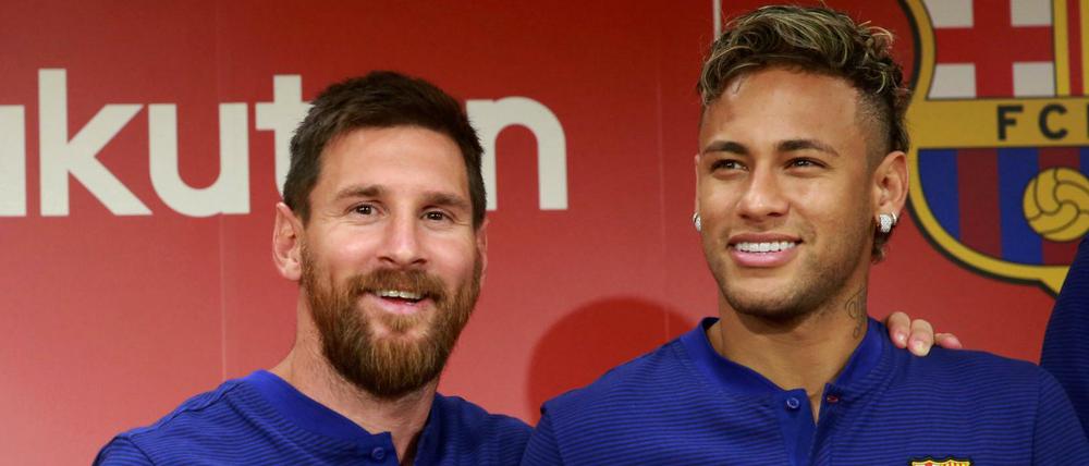 Bald nicht mehr Arm in Arm: Lionel Messi (links) und Neymar.