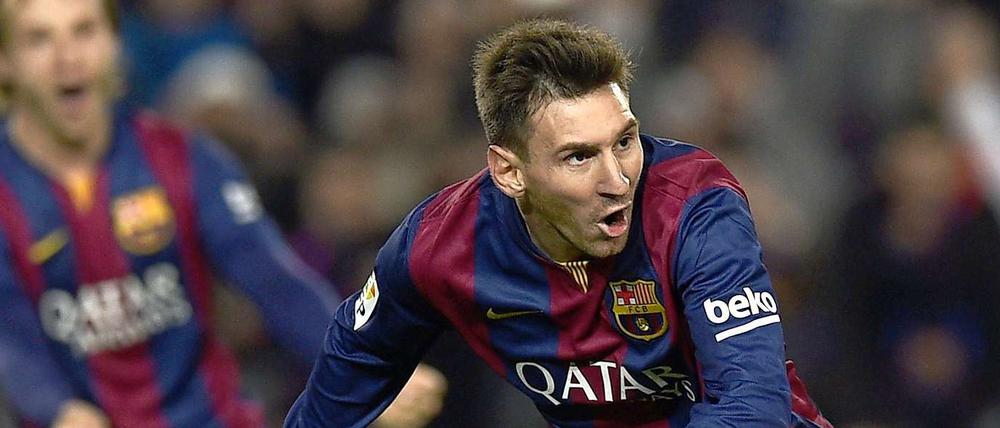Das Lachen ist zurück. Lionel Messi siegt mit Barcelona gegen Atletico.