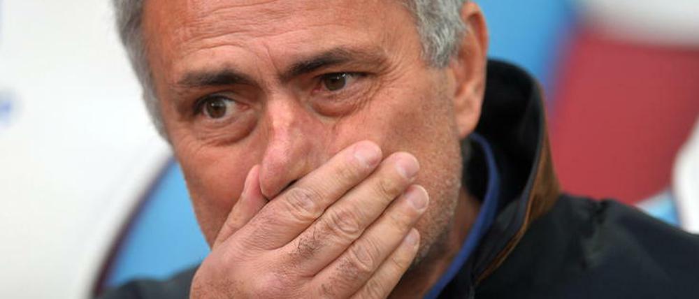Zum Heulen. José Mourinho findet mit Chelsea einfach nicht in die Spur.