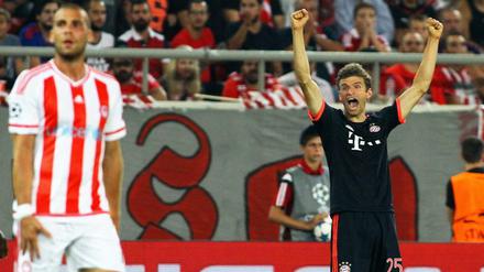 Thomas Müller kann derzeit machen, was er will. Der Ball geht irgendwie immer rein.