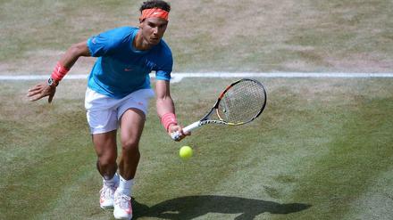 Rafael Nadal gewann die Rasen-Premiere beim Stuttgarter Tennis-Turnier.