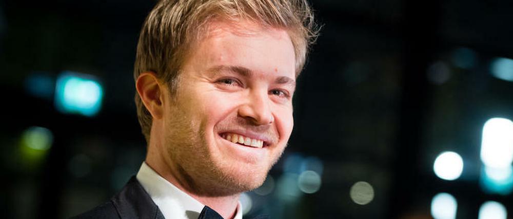 Nico Rosberg hat Rennanzug gegen Smoking getauscht.