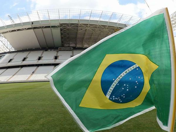 Das Eröffnungsspiel Brasilien - Kroatien wird im Stadion "Arena Corinthians" in der brasilianischen Stadt Sao Paulo stattfinden.