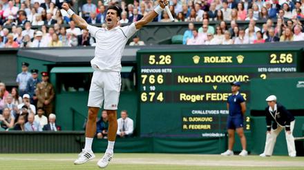Wie im Vorjahr ist Novak Djokovic im Finale gegen Roger Federer der stärkere Spieler.