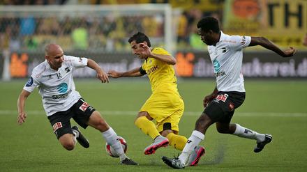 Henrich Mchitarjan strauchelte mit Dortmund nur in der ersten Halbzeit.